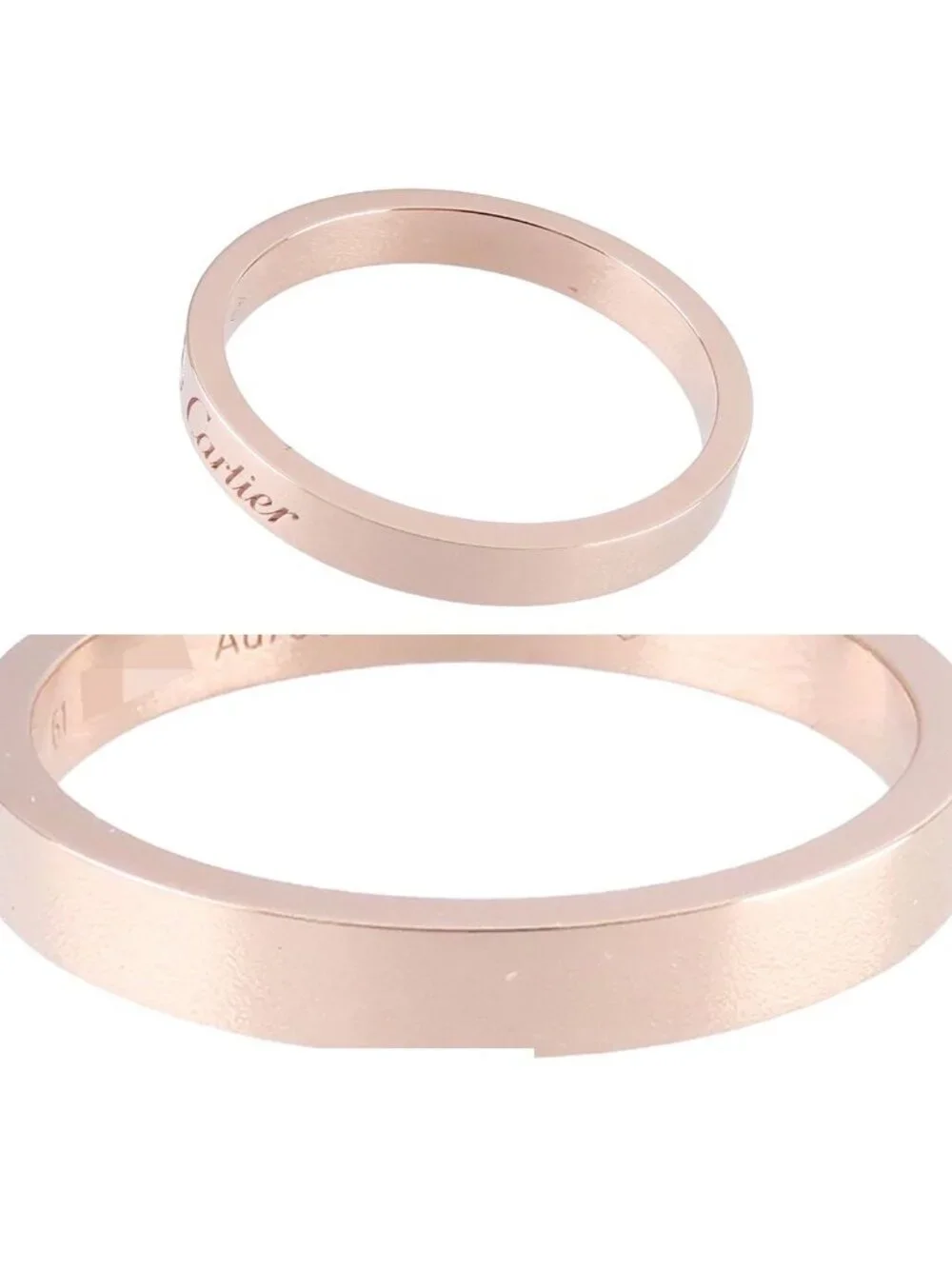 Cartier C de Cartier Ring Pink Gold 18K Diamond Weddin 61 to